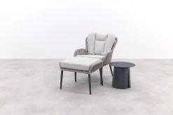 GI Andorra/Velora loungestoel set - Taupe/Zand
