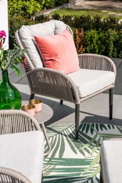 GI Andorra/Velora loungestoel set - Taupe/Zand