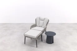 GI Andorra/Velora loungestoel set - Taupe/Zand