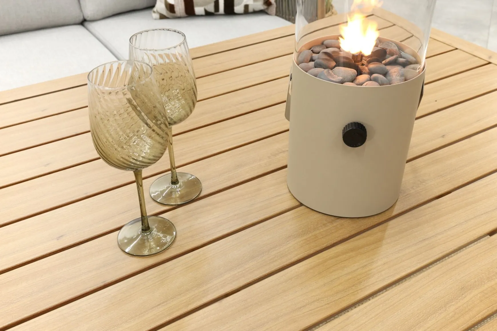 GI Bahama lounge-/diningset - Valley Sand/Teak look