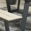 GI Bell picknicktafel 200 x 178 cm. - Carbon black