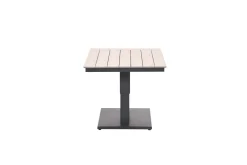 GI Cyprus up&down verstelbare houtlook tuintafel 150x87 cm. - Carbon Black