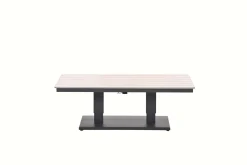 GI Cyprus up&down verstelbare houtlook tuintafel 150x87 cm. - Carbon Black