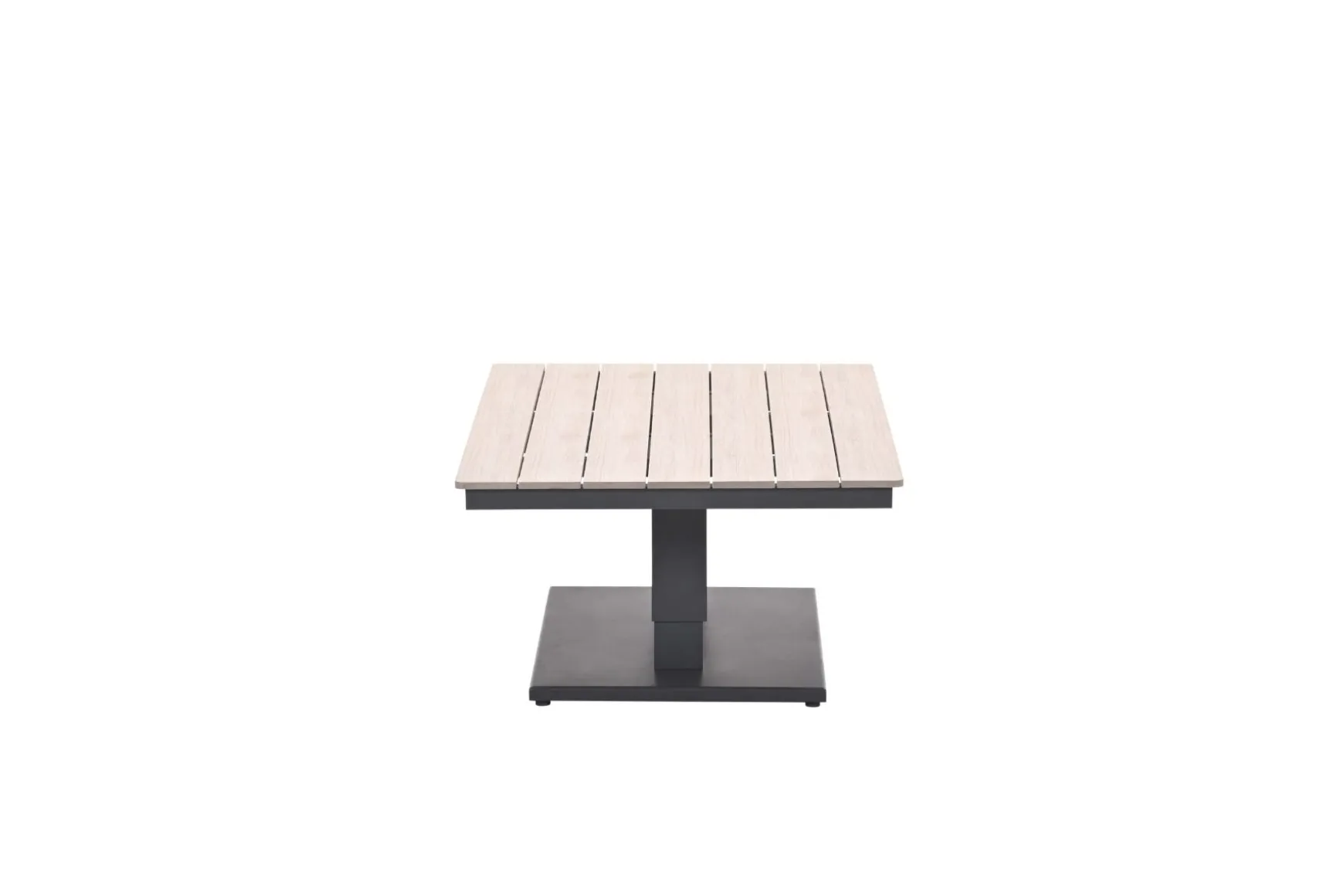 GI Cyprus up&down verstelbare houtlook tuintafel 150x87 cm. - Carbon Black