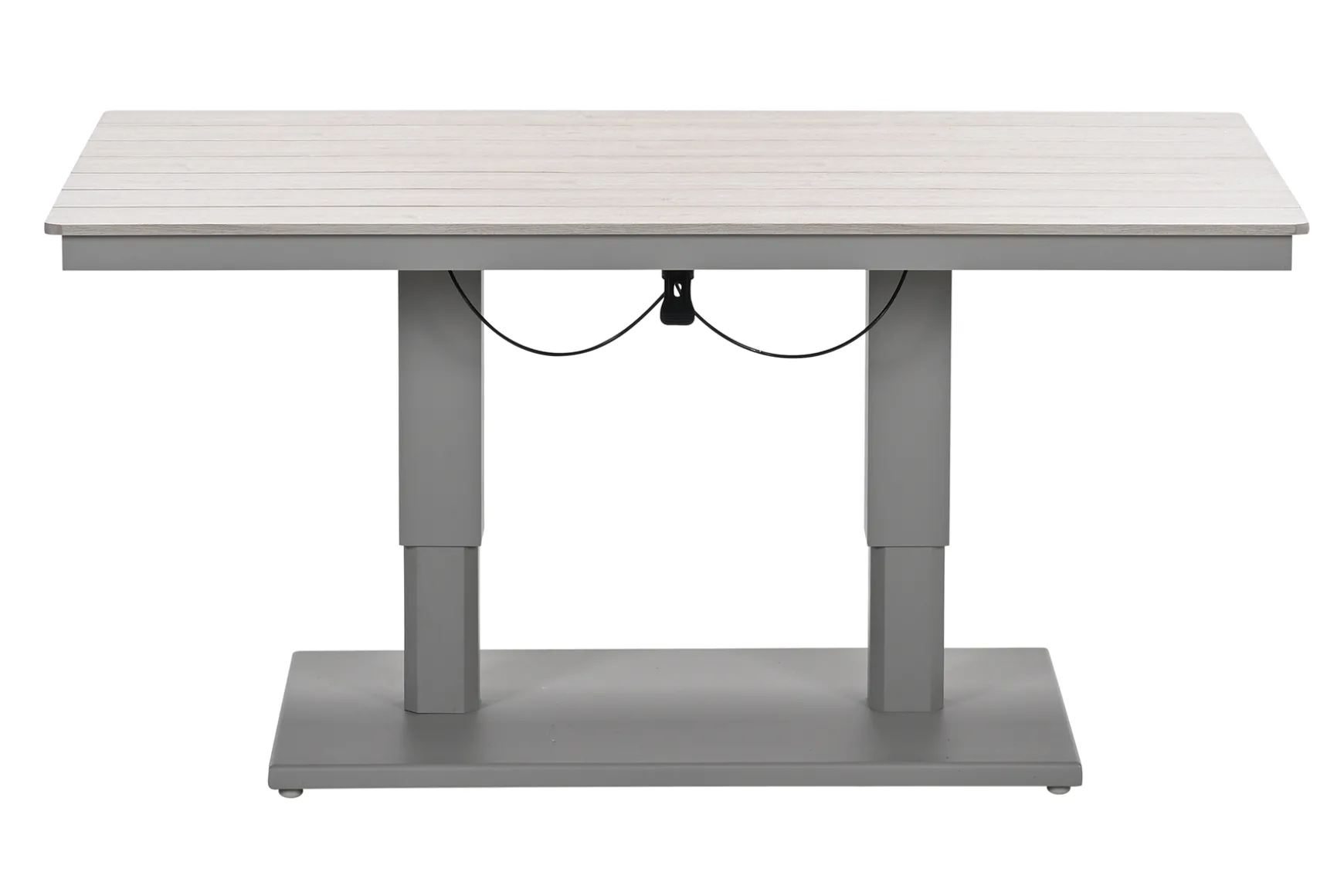 GI Cyprus up&down verstelbare houtlook tuintafel 150x87 cm. - Taupe