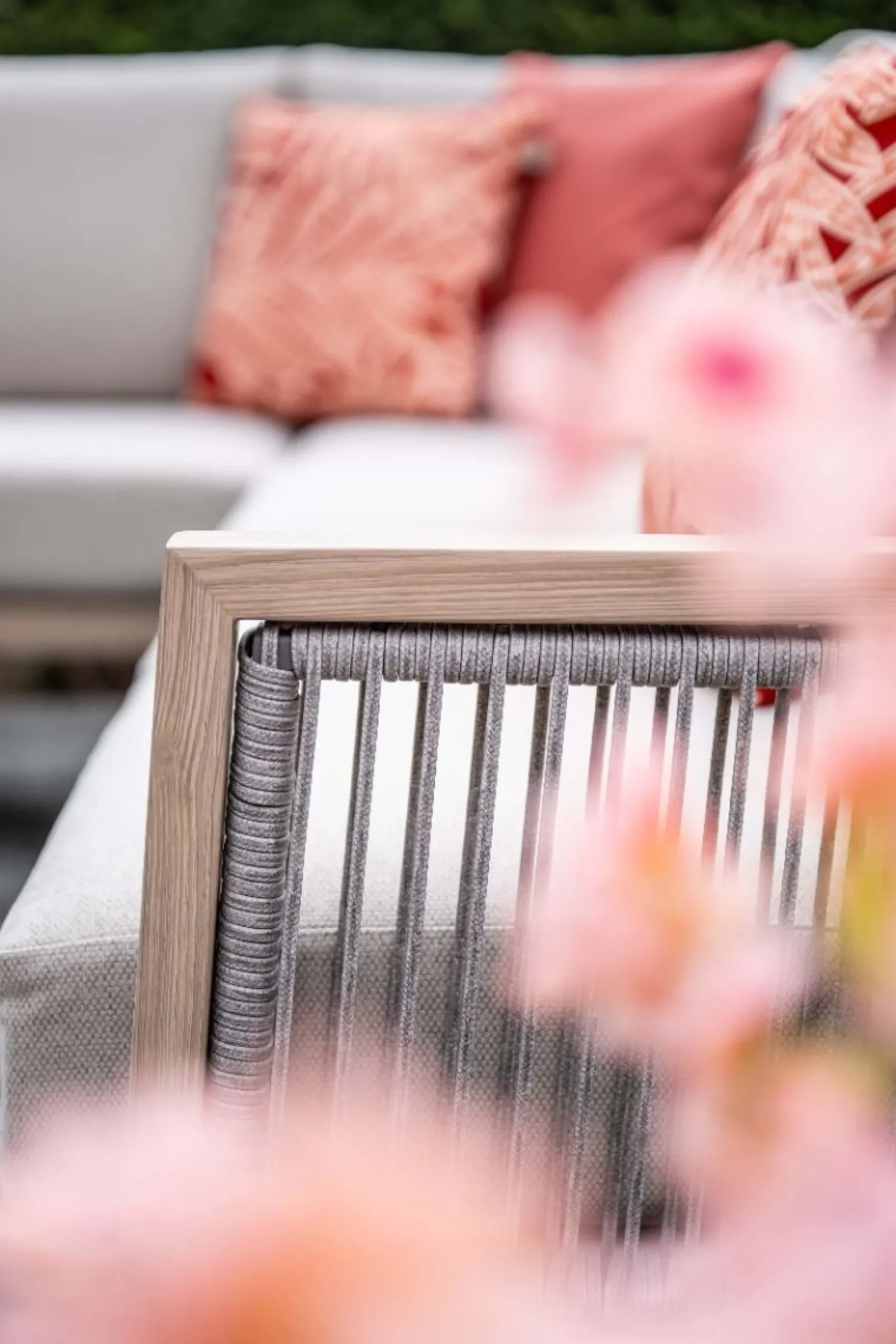 GI Decala rope lounge-/diningset - Teak/Zand