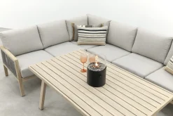 GI Decala rope lounge-/diningset - Teak/Zand