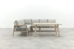 GI Decala rope lounge-/diningset - Teak/Zand