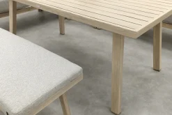 GI Decala rope lounge-/diningset incl. stoel & tuinbank - Teak/Zand