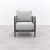GI Diamo/Cyprus verstelbare lounge-dining hoekset (7-delig) - Carbon Black/Zand
