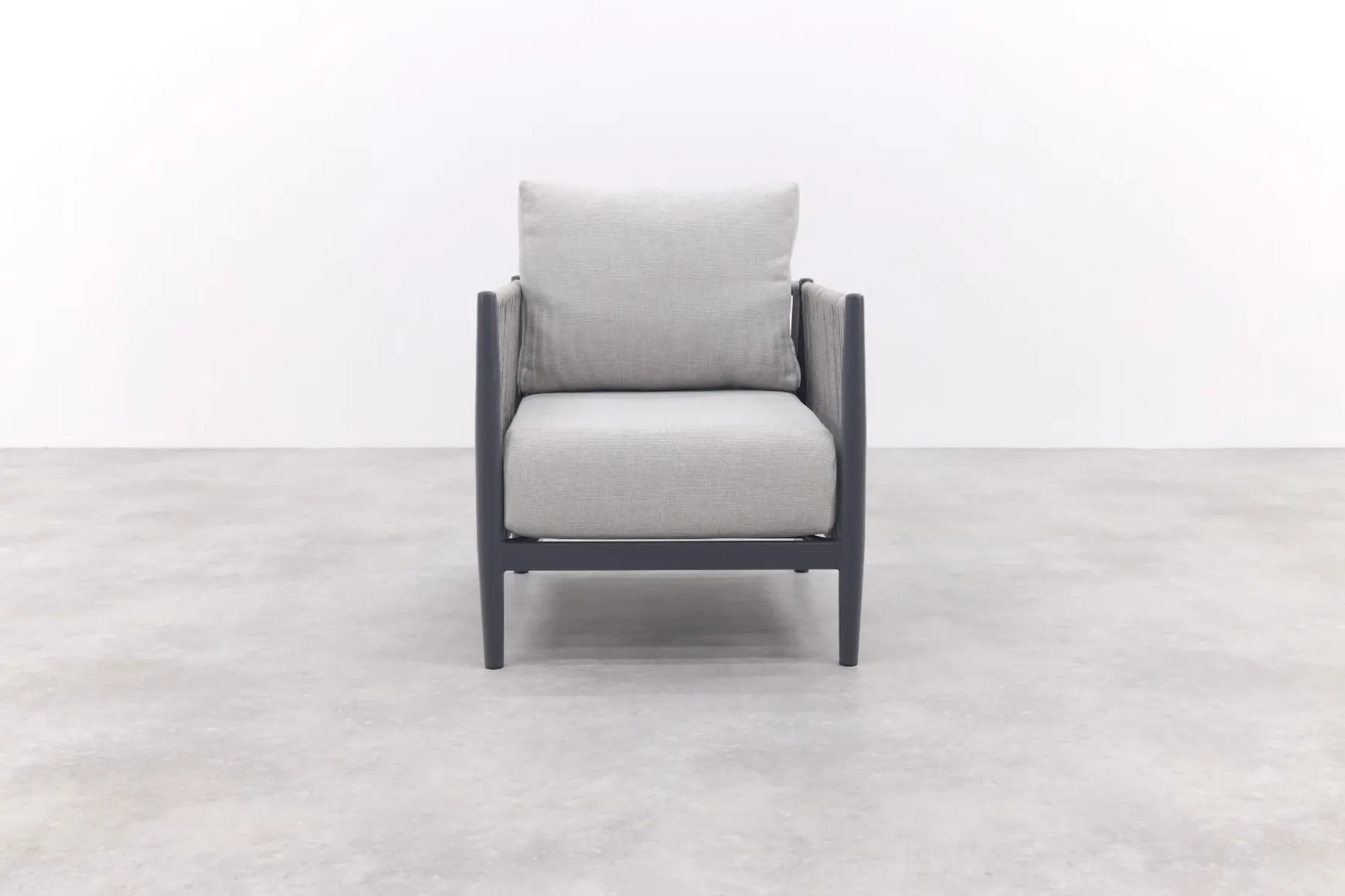GI Diamo/Cyprus verstelbare lounge-dining hoekset (7-delig) - Carbon Black/Zand