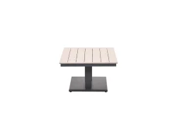 GI Diamo/Cyprus verstelbare lounge-dining hoekset (5-delig) - Carbon Black/Zand