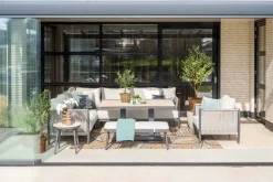 GI Diamo hoek loungebank (L/R) - Carbon Black/Zand