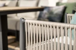 GI Diamo hoek loungebank (L/R) - Carbon Black/Zand