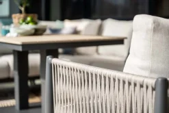GI Diamo hoek loungebank (L/R) - Carbon Black/Zand