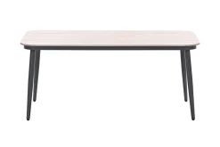 GI Diamo lounge-dining hoekset (5-delig) - Carbon Black/Zand