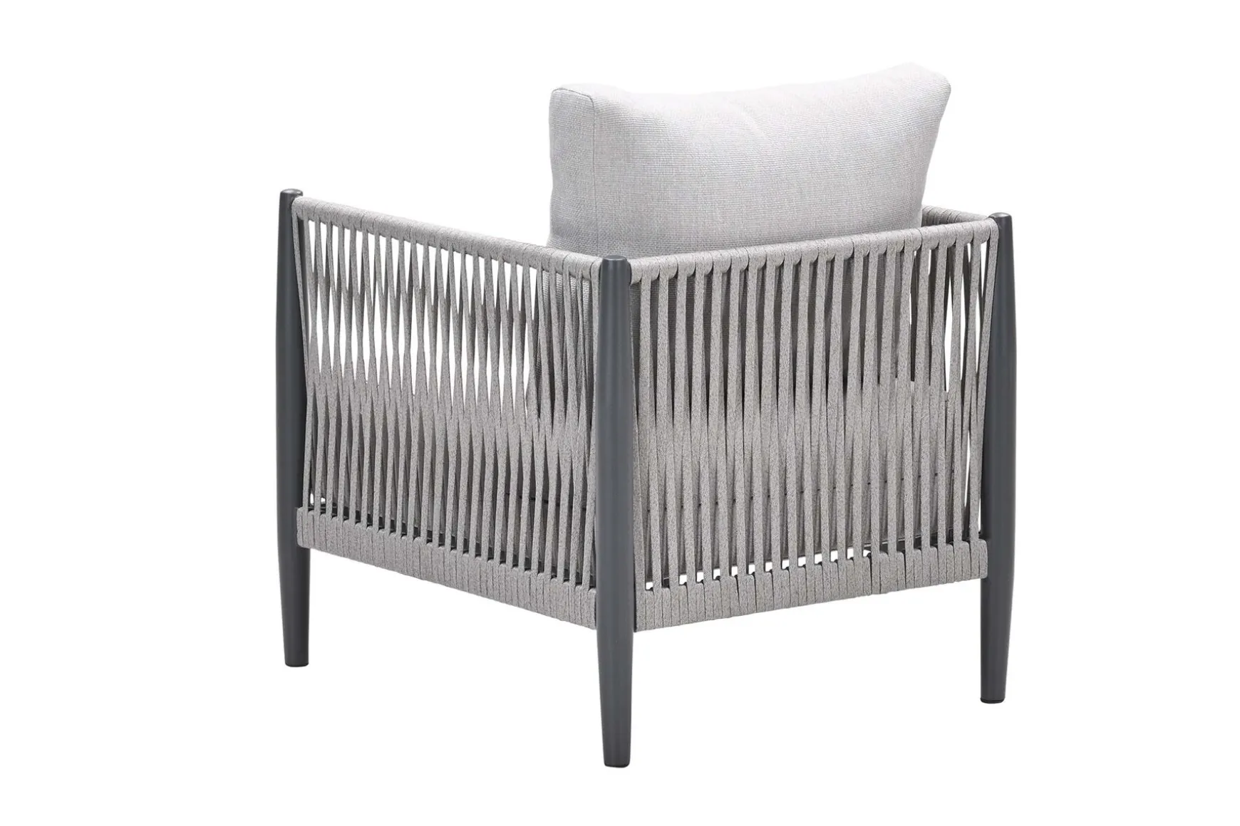 GI Diamo lounge-dining hoekset (6-delig) - Carbon Black/Zand