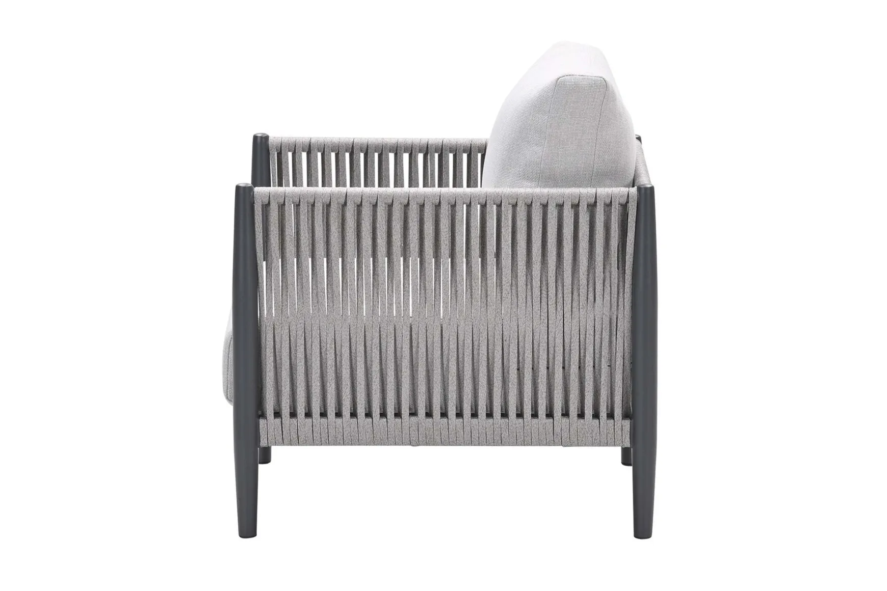GI Diamo lounge-dining hoekset (6-delig) - Carbon Black/Zand