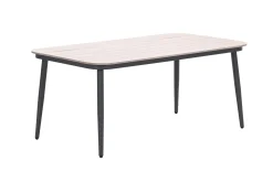 GI Diamo lounge-dining hoekset (6-delig) - Carbon Black/Zand