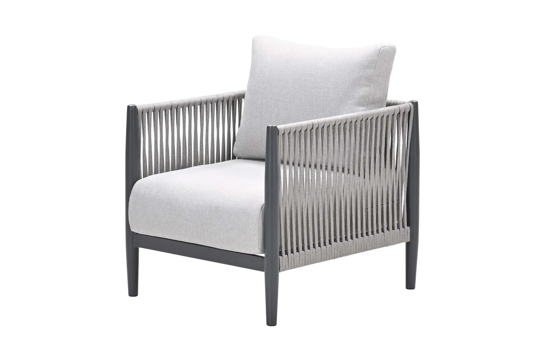 GI Diamo lounge-dining hoekset (6-delig) - Carbon Black/Zand
