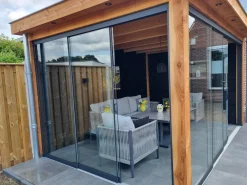 GI Diamo loungestoel - Carbon Black/Zand