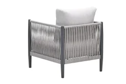 GI Diamo loungestoel - Carbon Black/Zand