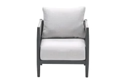 GI Diamo loungestoel - Carbon Black/Zand
