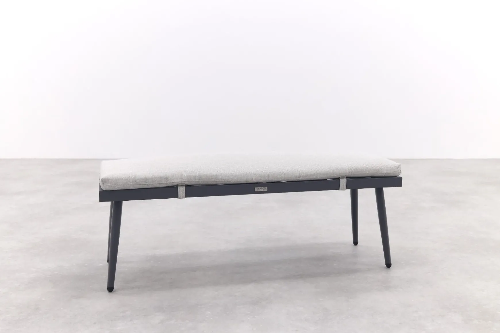 GI Diamo tuinbank - Carbon Black/Zand