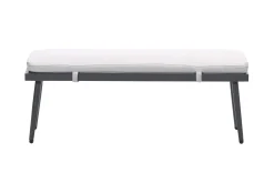 GI Diamo tuinbank - Carbon Black/Zand