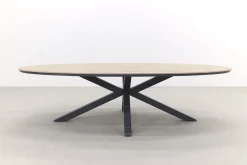 GI Edison ovale houtlook tuintafel 280x140 cm.