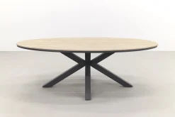 GI Edison ovale houtlook tuintafel 220x115 cm.