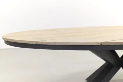 GI Edison ovale houtlook tuintafel 220x115 cm.
