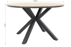 GI Edison ronde houtlook tuintafel Ø122 cm.