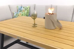 GI Elati lounge-dining hoekset (5-delig) - Carbon Black/Zand