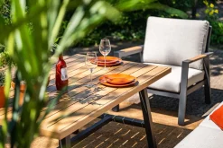 GI Elati lounge-dining set (4-delig) - Carbon Black/Zand