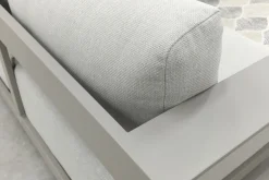 GI Levanto aluminium hoekbank met middenelement - Valley Sand
