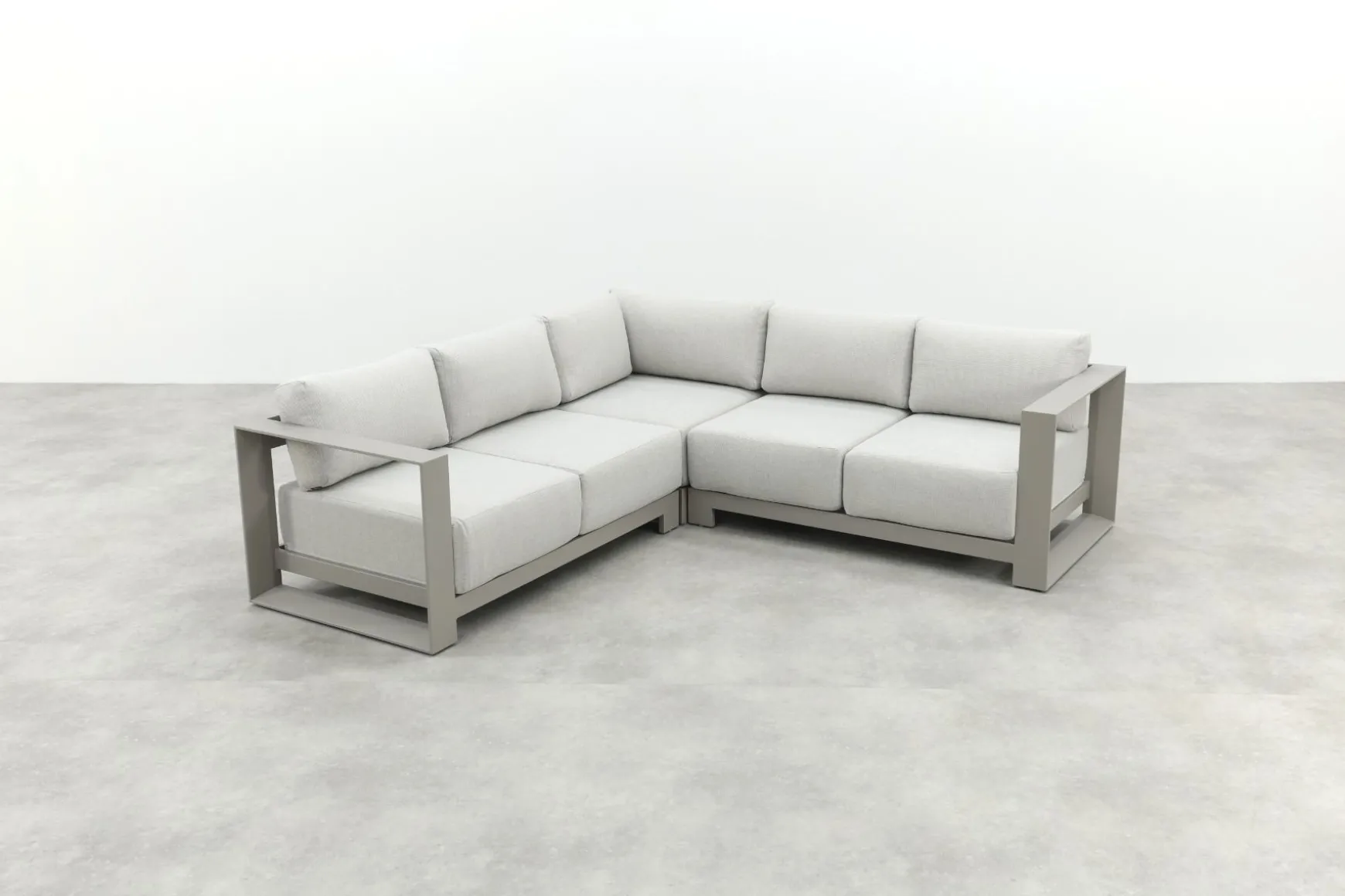 GI Levanto aluminium hoekbank - Valley Sand