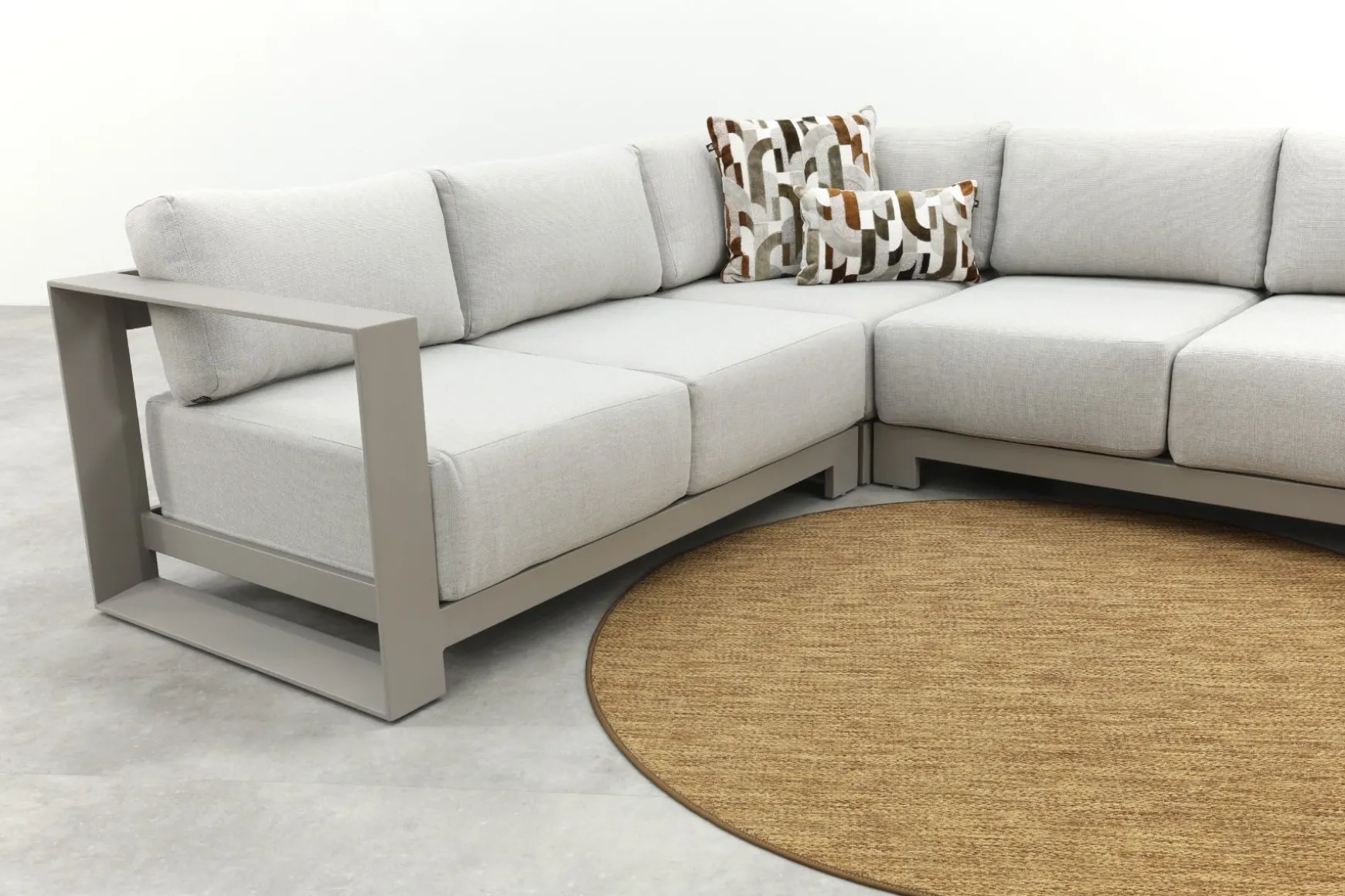 GI Levanto aluminium hoekbank - Valley Sand