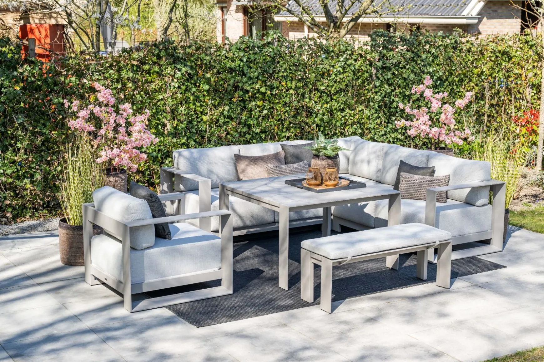 GI Levanto aluminium loungestoel - Valley Sand