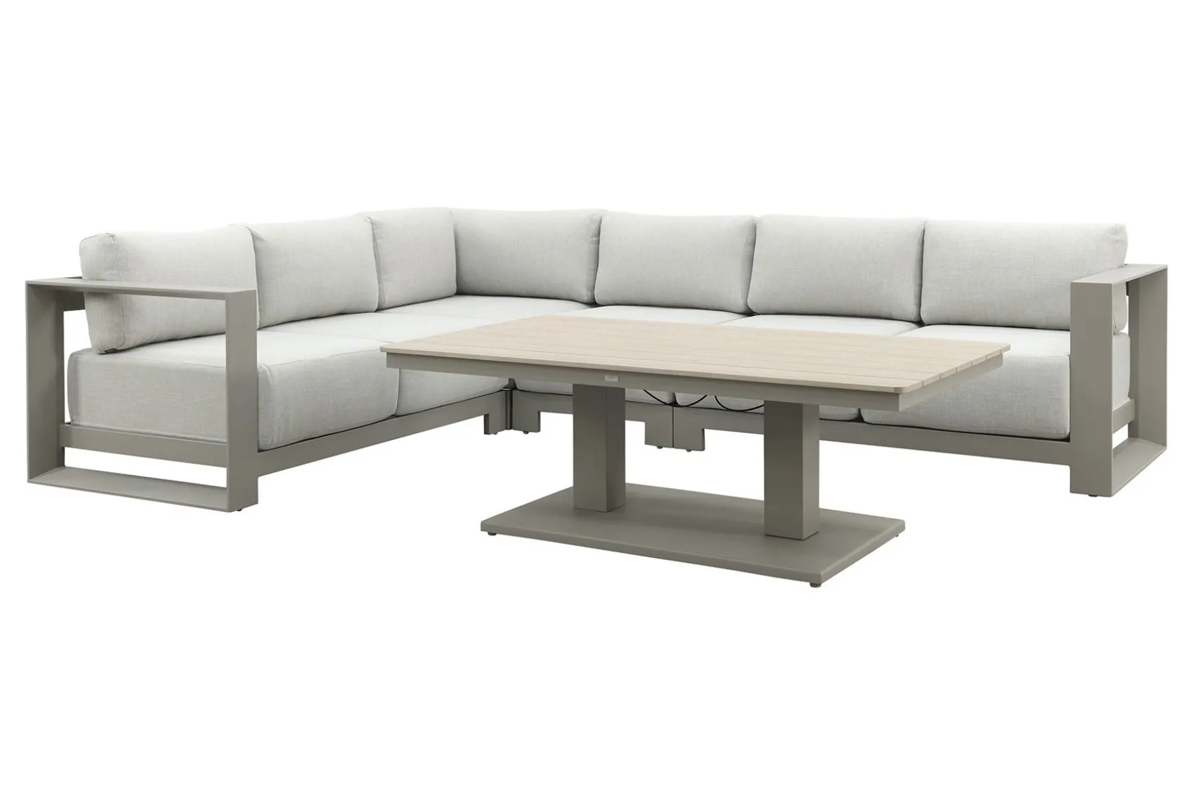 GI Levanto/Cyprus lounge-/diningset met verstelbare tuintafel - Valley Sand