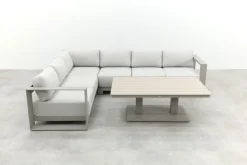 GI Levanto/Cyprus lounge-/diningset met verstelbare tuintafel - Valley Sand