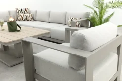 GI Levanto/Cyprus lounge-/diningset met verstelbare tuintafel - Valley Sand