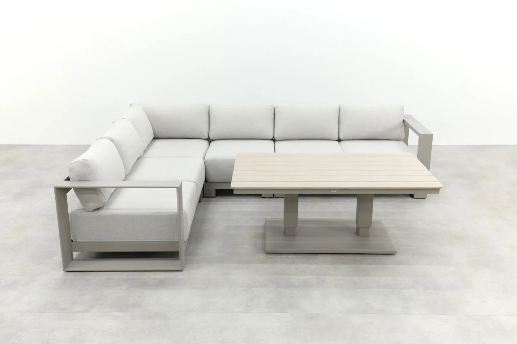 GI Levanto/Cyprus lounge-/diningset met verstelbare tuintafel - Valley Sand