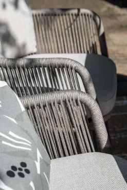 GI Linares rope dining tuinstoel - Carbon
