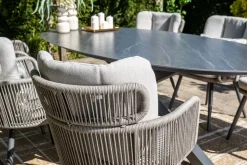 GI Linares rope dining tuinstoel - Carbon