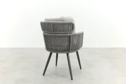 GI Linares rope dining tuinstoel - Carbon