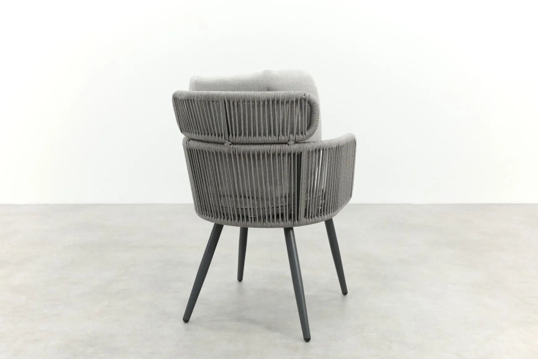 GI Linares rope dining tuinstoel - Carbon