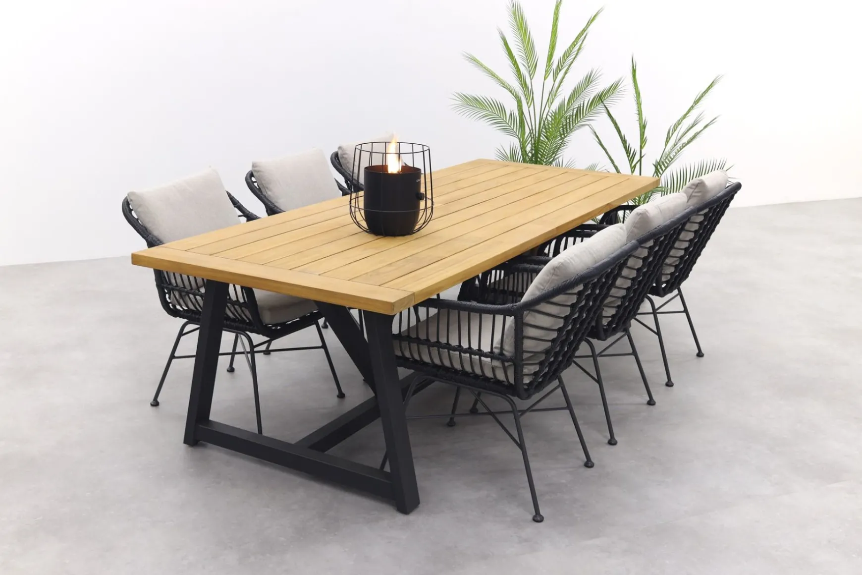GI Margriet black /Noah tuinset - 7-delig OP=OP