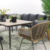 GI Margriet lounge-/dining set met stoel - Naturel wicker