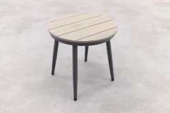 GI Margriet ronde bijzettafel Ø50 cm. - Carbon black
